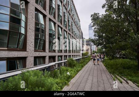 Highline New York au 515 West 18e Street: The Lantern House Banque D'Images