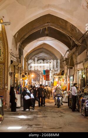 Grand Bazar, Ispahan (Espahan), province d'Ispahan, Iran, Perse, Asie occidentale, Asie Banque D'Images