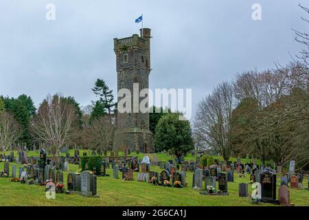 Hector Macdonald Memorial, Dingwall, Écosse, Royaume-Uni Banque D'Images