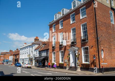 Centre-ville historique de Chichester, West Sussex Banque D'Images