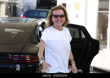 5 juillet 2021, Cannes, Vénétie, Provence Alpes Côte d'Azur: La Directrice artistique et Coprésidente de Chopard Caroline SCHEUFELE pose lors du dîner du jury dans le cadre du 74e Festival annuel de Cannes le 5 juillet 2021 à Cannes, France (Credit image: © Mickael Chavet via ZUMA Wire) Banque D'Images