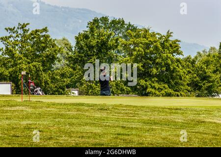 Italie Veneto Asolo Golf Club Banque D'Images