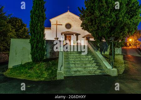 Italie Vénétie Asolo l'église de S. Anna Banque D'Images