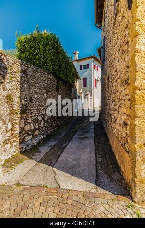 italie Veneto Asolo via Pietro Bembo Banque D'Images