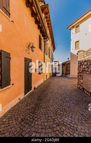 Italie Veneto Asole via Pietro Bembo Banque D'Images