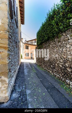 Italie Veneto Asolo via Pietro Bembo Banque D'Images