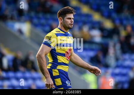 Warrington, Angleterre - 5 juillet 2021 - Jake Mamo de Warrington Wolves pendant la Ligue de rugby Betfred Super League Warrington Wolves vs Leeds Rhinos au Halliwell Jones Stadium, Warrington, Royaume-Uni Dean Williams/Alay Live Banque D'Images