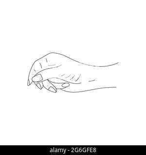 Design vectoriel de logo minimaliste à la main Line art Illustration de Vecteur