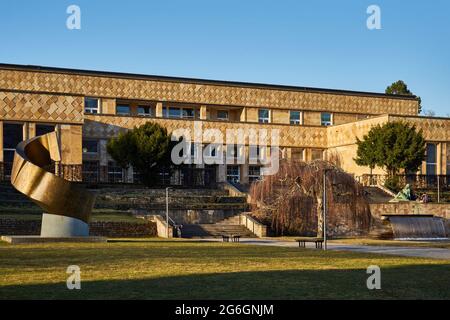 Casino-Gebäude, das ehemalige Casino von dem IG-Farben-Haus, heute Mensa, Westend Campus, Goethe-Universität, Francfort-sur-le-main, Deutschland, Europa Banque D'Images