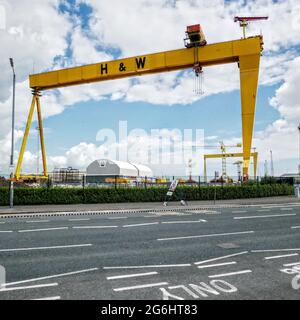 Vue sur Belfast 2021 Banque D'Images