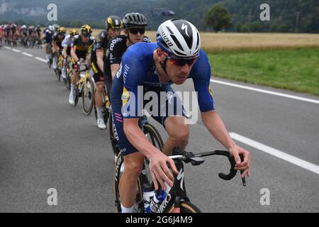 DECLERCQ Tim (bel) de DECEUNINCK - RAPIDE - ÉTAPE 10 du Tour de France le lundi 6 juillet 2021. Le crédit photo devrait se lire: David Stockman/GodingImages. Banque D'Images