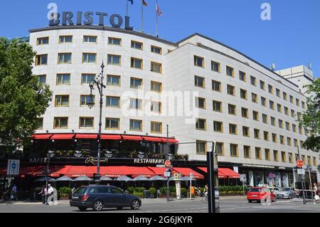 Hotel Bristol Berlin - Kurfürstendamm, Berlin, Allemagne - juillet 6 2021. Banque D'Images