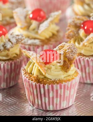 Gâteaux de fée. Gâteau traditionnel de style britannique. UK Food Banque D'Images