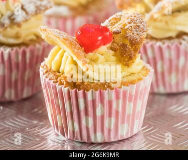 Gâteaux de fée. Gâteau traditionnel de style britannique. UK Food Banque D'Images