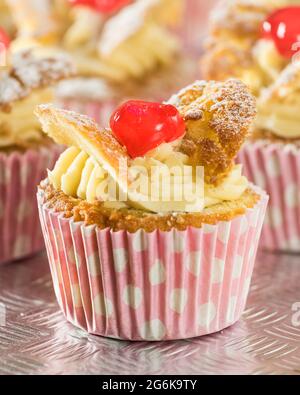 Gâteaux de fée. Gâteau traditionnel de style britannique. UK Food Banque D'Images