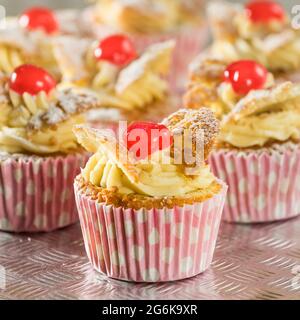 Gâteaux de fée. Gâteau traditionnel de style britannique. UK Food Banque D'Images