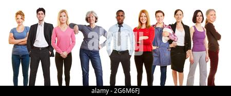 Les adultes comme un groupe d'âges différents comme un concept de société Banque D'Images