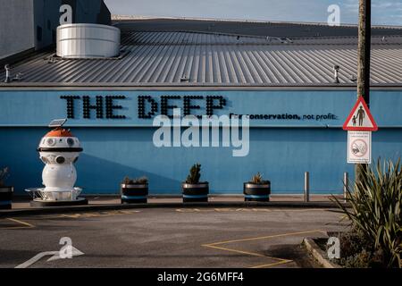 L'aquarium Deep, Hull, Royaume-Uni Banque D'Images