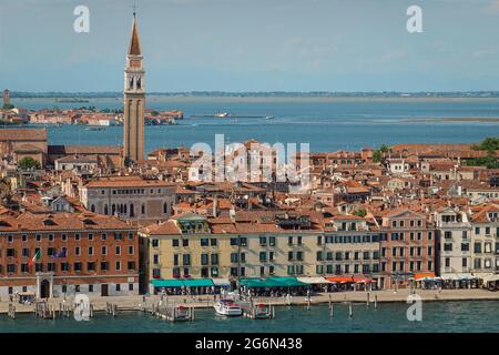 Veneig, Stadtpanorama von San Giorgio Maggiore // Venise, Panorama de San Giorgio Maggiore Banque D'Images
