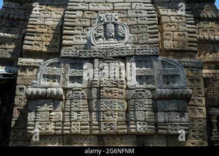 Détail du temple de RAM à Vashisht, Himachal Pradesh, Inde. Banque D'Images