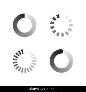 Chargement du modèle d'illustration de conception d'icône vectorielle Illustration de Vecteur