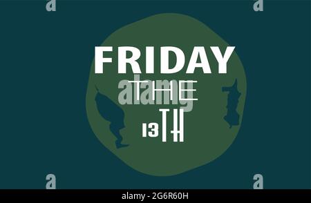 Modèle de scénario de scénario de fête du vendredi Illustration de Vecteur