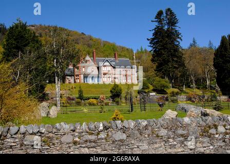 Belle grande maison à Tighnabruaich, Argyll & Bute, Écosse Banque D'Images