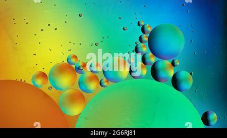 Formes rondes de couleur Abstarct formant un arrière-plan coloré Banque D'Images