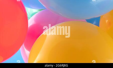 Formes rondes de couleur Abstarct formant un arrière-plan coloré Banque D'Images