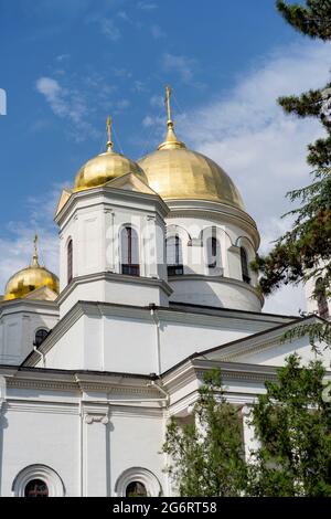 Cathédrale Alexandre Nevsky à Simferopol, Crimée. Banque D'Images