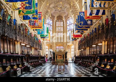 L'Abbaye de Westminster, London, UK Banque D'Images