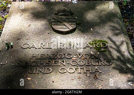 Cimetière de la Maison de Saxe-Coburg et Gotha près de Coburg, Allemagne Banque D'Images