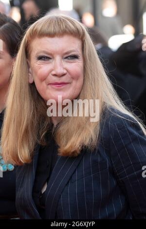 Andrea Arnold assiste à la première de 'tout s'est bien passé' lors du 74e Festival annuel du film de Cannes au Palais des Festivals de Cannes, France, le 07 juillet 2021. Banque D'Images