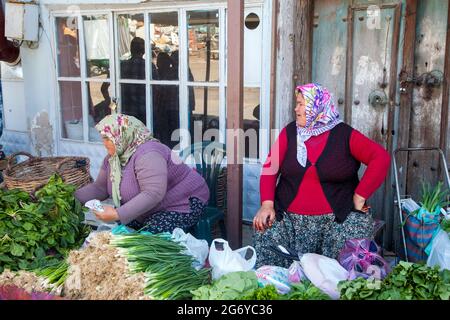 Kula,Manisa/Turquie - 04/18/2016 :marché agricole turc Banque D'Images