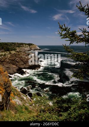 Monhegan Island le long de la côte du Maine Banque D'Images