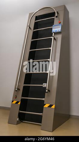 Simulateur d'échelle automatique pour la formation des pompiers. Banque D'Images
