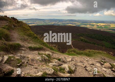 Sentier de randonnée à Aberdeenshire, Écosse, Royaume-Uni Banque D'Images