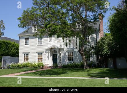 Los Angeles, Californie, États-Unis 9 juillet 2021 UNE vue générale de l'atmosphère de la beauté américaine tournage lieu maison/maison au 330 S. Windsor Blvd le 9 juillet 2021 à Los Angeles, Californie, États-Unis. Photo par Barry King/Alay stock photo Banque D'Images