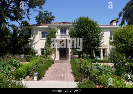 Los Angeles, Californie, États-Unis 9 juillet 2021 UNE vue générale de l'atmosphère de l'acteur John Barrymore et de l'actrice Dolores Costello ancien domicile/maison au 454 S. Windsor Blvd le 9 juillet 2021 à Los Angeles, Californie, États-Unis. Photo par Barry King/Alay stock photo Banque D'Images