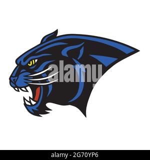 Logo Jaguar Vector Mascot Illustration de Vecteur