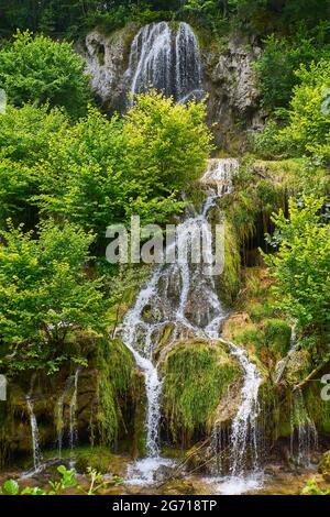 Cascade de Carsa en Roumanie Chérile Nerei Banque D'Images