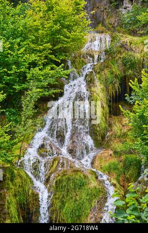 Cascade de Carsa en Roumanie Chérile Nerei Banque D'Images