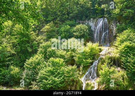 Cascade de Carsa en Roumanie Chérile Nerei Banque D'Images