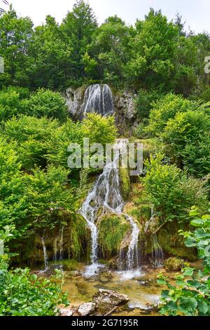 Cascade de Carsa en Roumanie Chérile Nerei Banque D'Images