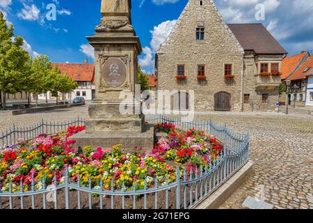 Rathaus Wegeleben Verbandsgemeinde Vorharz Harz Banque D'Images