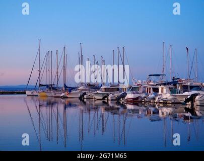 Port de Martigues, petite commune au sud d cela France dans la région PACA Banque D'Images