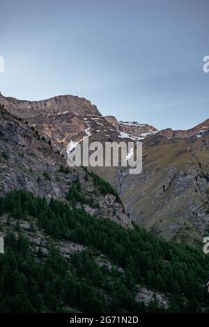 Alpes suisses montagnes autour du village de Zermatt en Suisse Banque D'Images