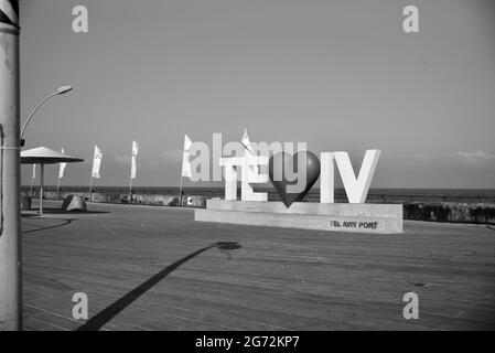 Namal, tel Aviv, Israël Banque D'Images