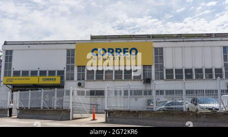 Buenos Aires, Argentine; 22 novembre 2019: Bâtiment principal de Correo Argentino à Retiro Banque D'Images