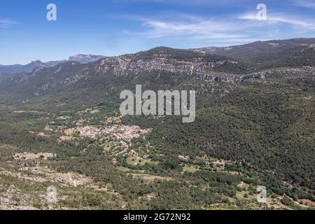 Arroyo Frio, municipalité de la Iruela, province de Jaen, Andalousie. Il est situé dans le système montagneux de la Cordillera Subbética, dans le n Banque D'Images